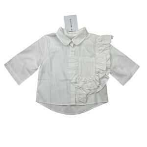 NWT Wolf & Rita White Carolina Blouse